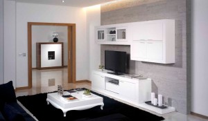 Mueble contemporáneos blanco