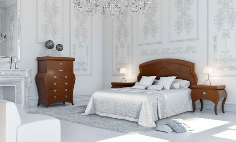 Dormitorios clásicos. Decoración clásica en Mundomaderasl.es