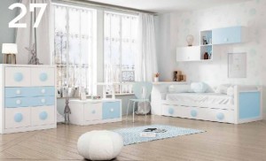 Dormitorios Juveniles Lacados de Mundo Madera en Zaragoza